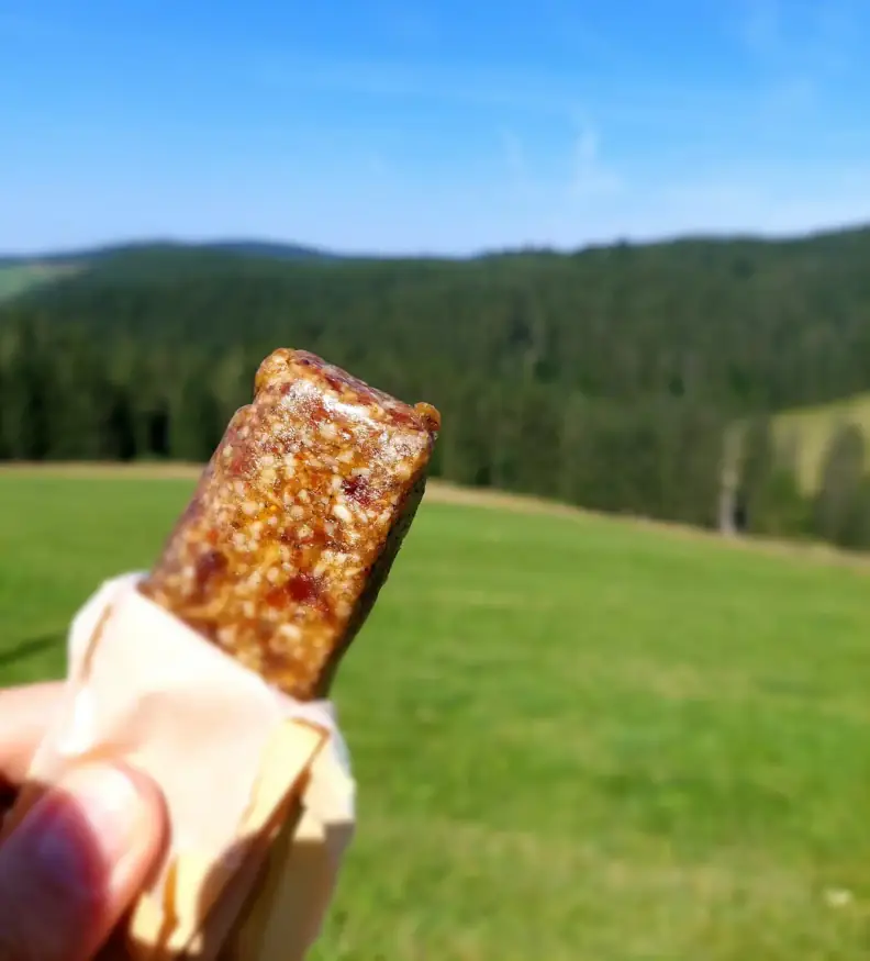 Ein frischer Snack in der Vakuumverpackung