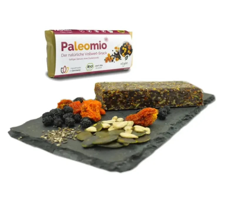 glutenfreier Bio-Fruchtriegel von Paleomio