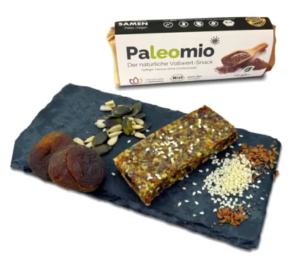 der nussfreie Bio-Samenriegel von Paleomio