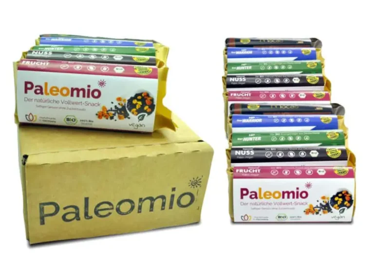 Bio-Riegel für Unternehmen von Paleomio