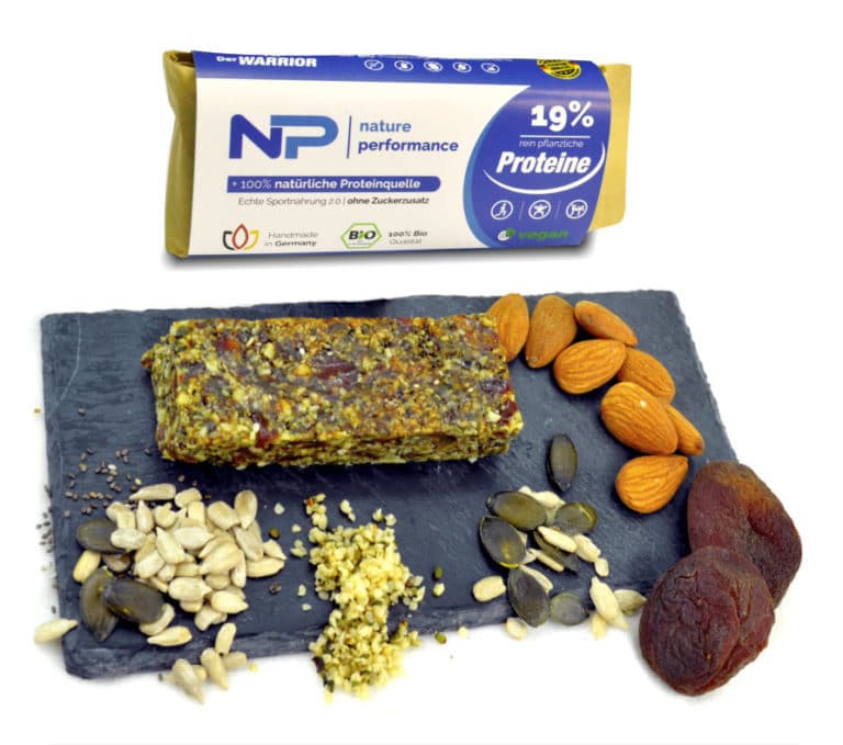 Bio-Protein-Energieriegel Warrior von natur-performance