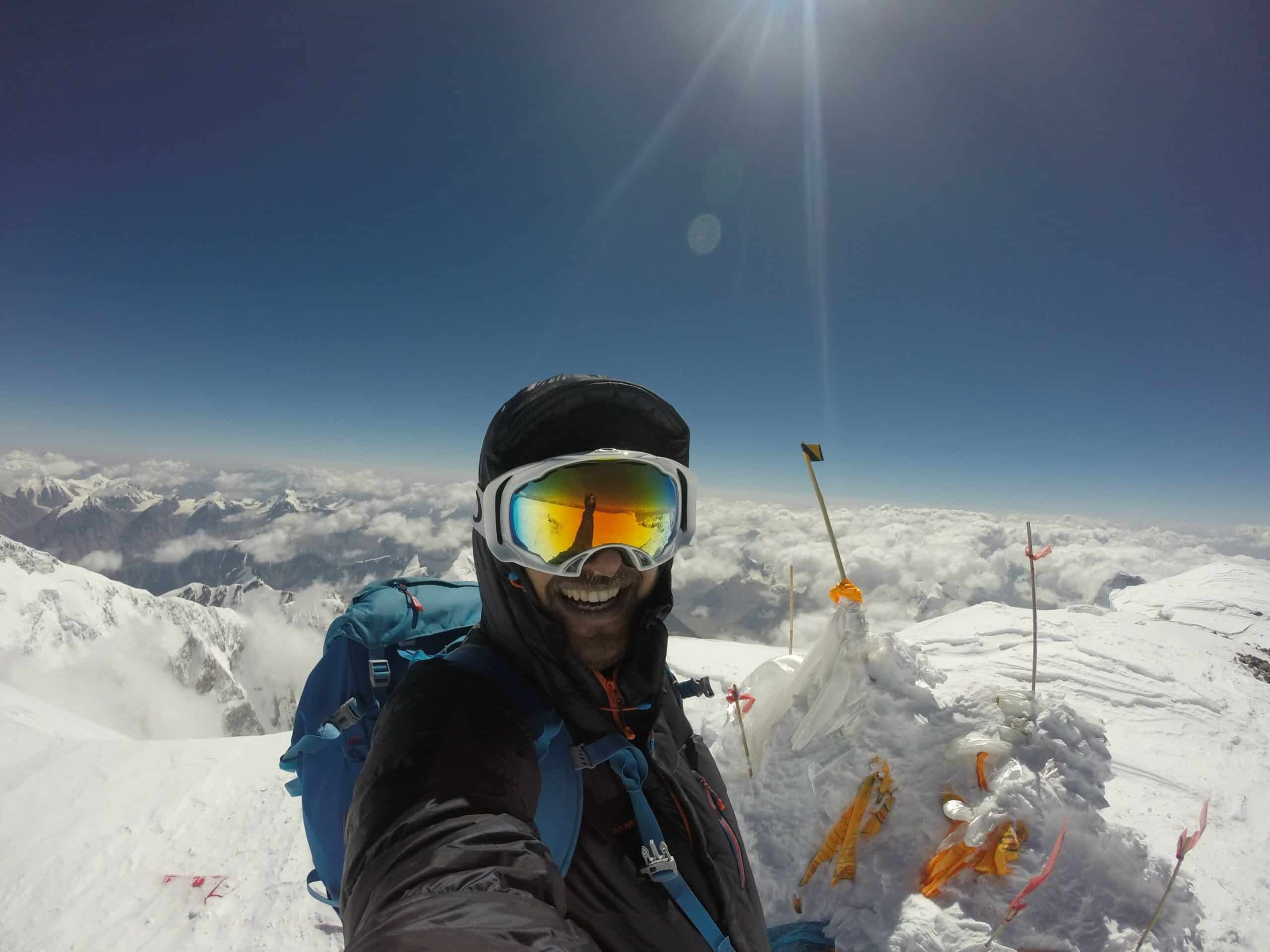 Benjamin auf dem Mustagh Ata